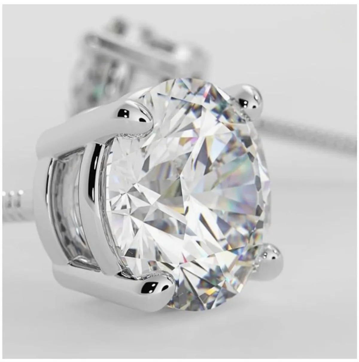 Vexaroa 1 CT Lab-Grown Diamond Stud Earrings in 14K Gold