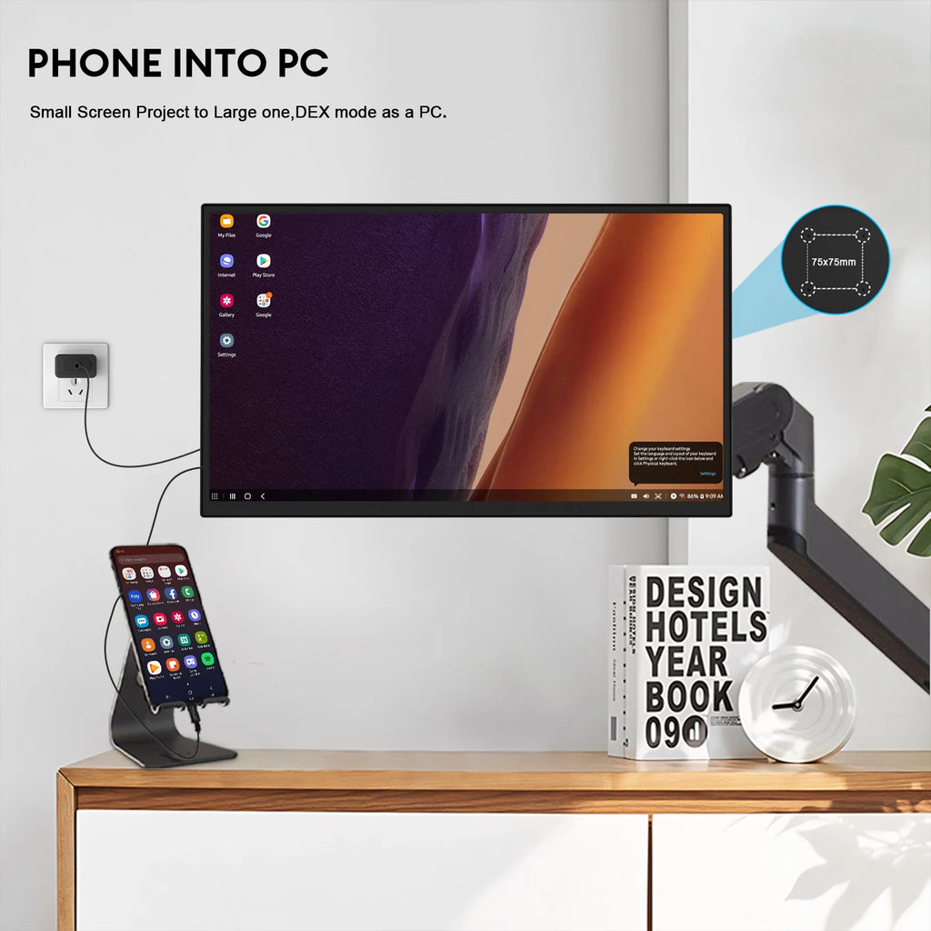 Vexaroa ZEUSLAP 18.5-Inch 1080p 100Hz Portable Monitor