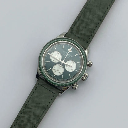 39 mm Chronograph Automatic Watch for Men, Sapphire, 5 ATM | Vexaroa