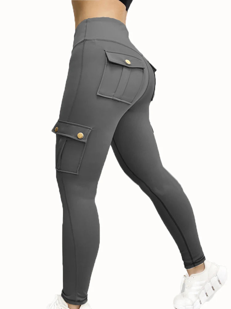 Vexaroa Women's High-Waist Pocket Gym Leggings