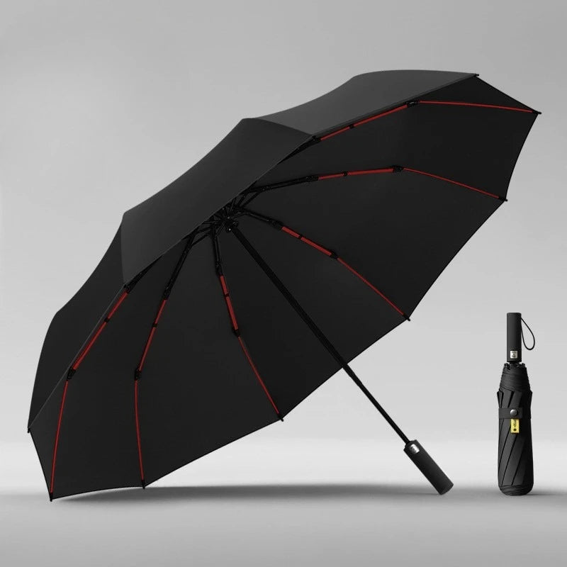 Vexaroa 125cm Large Double-Layer Folding Rain Umbrella