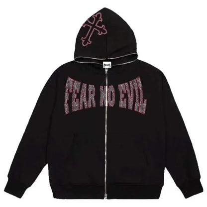 Vexaroa Women's Oversized Letter Graphic Pullover Hoodie
