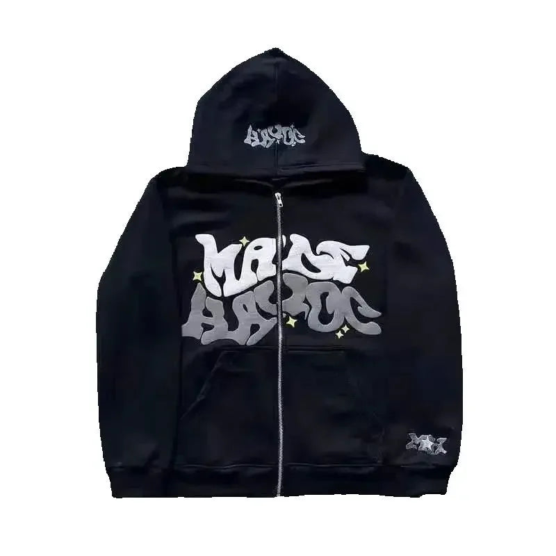 Vexaroa Fleece Print Zip-Up Hoodie product image 10 | Vexaroa