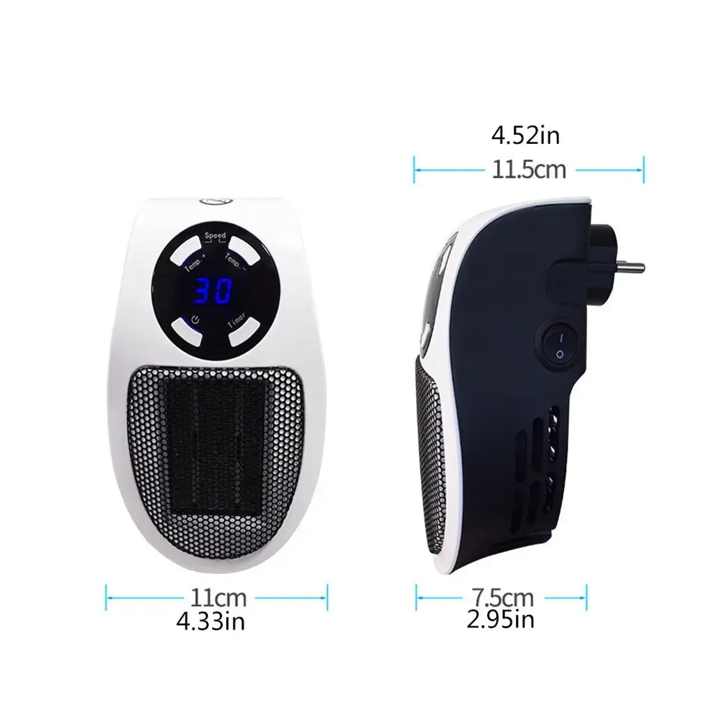 Vexaroa 500W Portable Room Heater Remote Control Mini