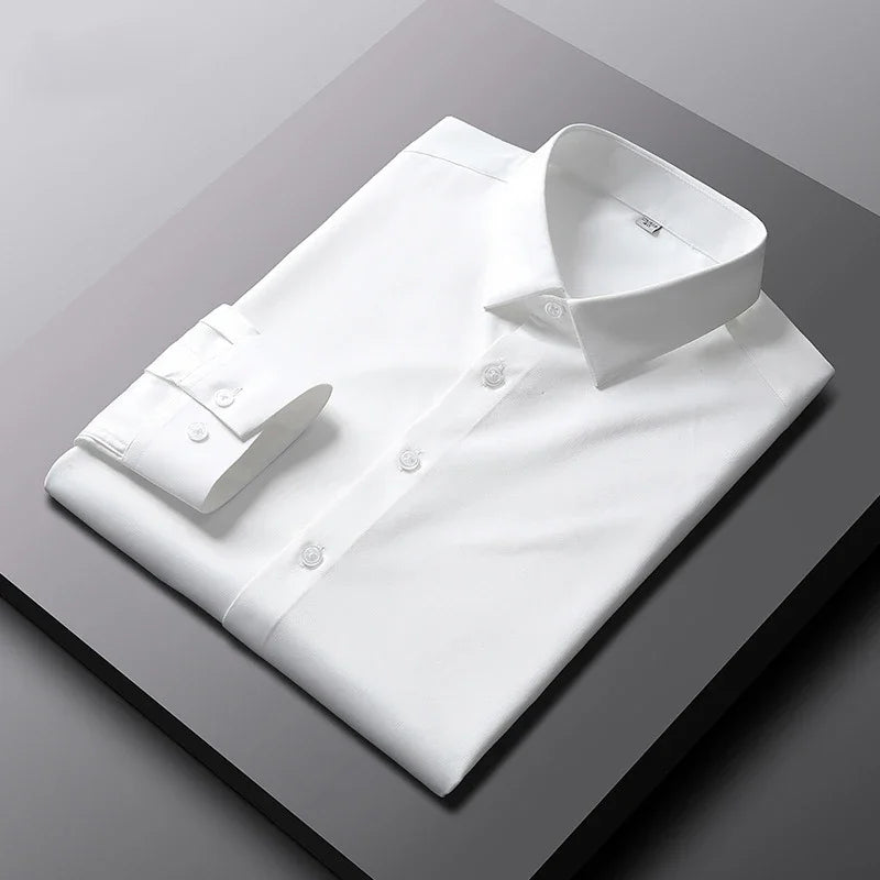 Vexaroa Men's Wrinkle-Resistant Business Shirt