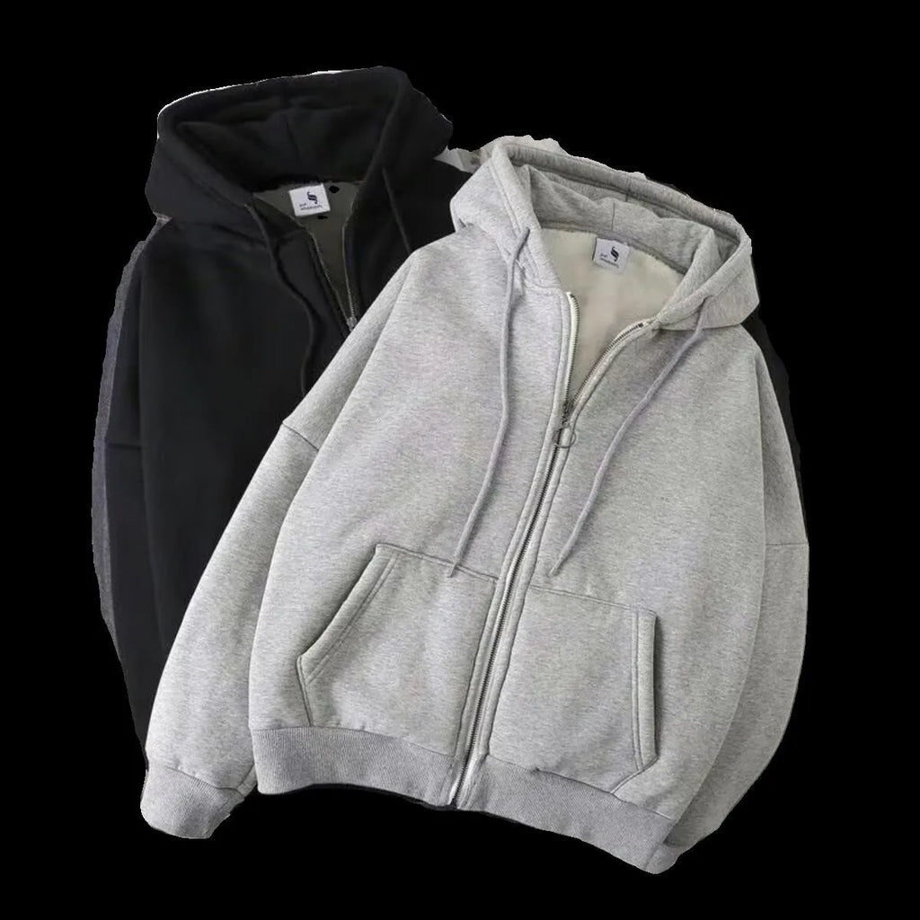 Vexaroa Men's Fleece-Lined Zip Hoodie Cardigan — product image 5