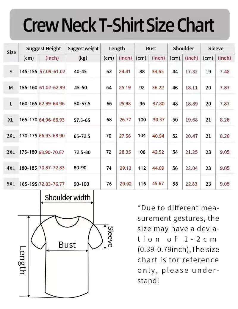 Vexaroa printed unisex short sleeve summer T-shirt