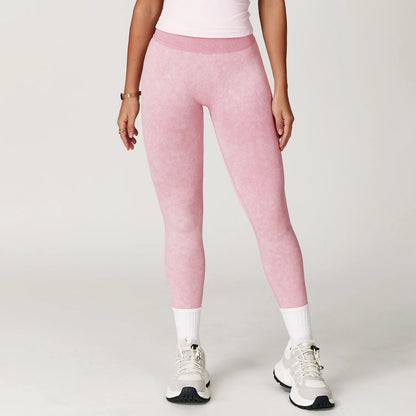 Yoga Pants Sports Leggings Women Seamless Sports Yoga Pant High Waist Ribbed Gym Clothes Fitness Workout Wear Scrunch Bum Tights