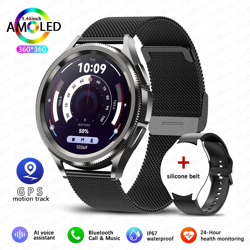 Vexaroa Watch 6 Classic GPS Bluetooth Smartwatch