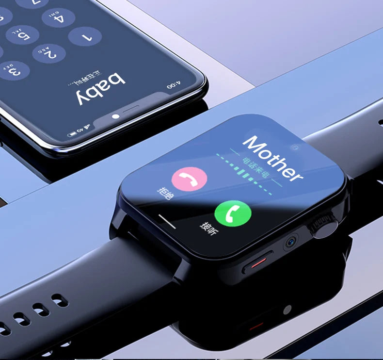 Waterproof Smart Watch Smart Watch Android Newest Smartwatch 4G SIM Card Support,HD Large Screen,Call,Gaming & Camera Functions