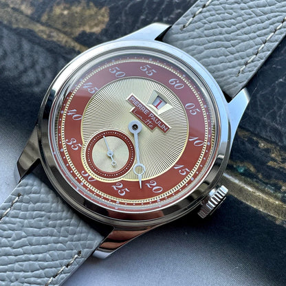 Vexaroa Jumping Hour Automatic Watch, 38mm Vintage Men's Date Dial