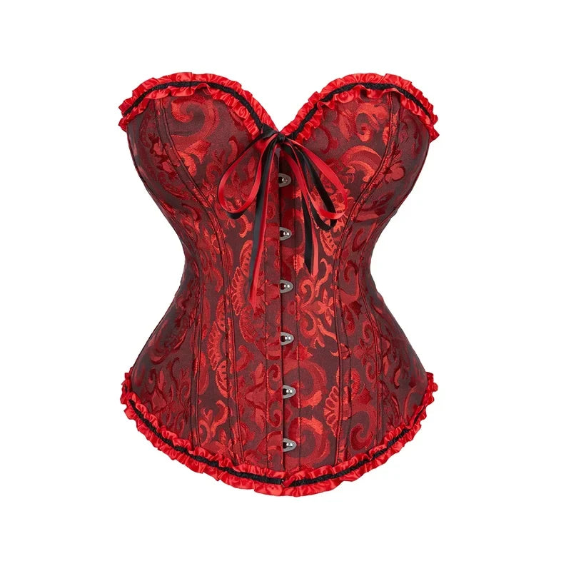 Vexaroa Floral Lace Corset & Body Shaper