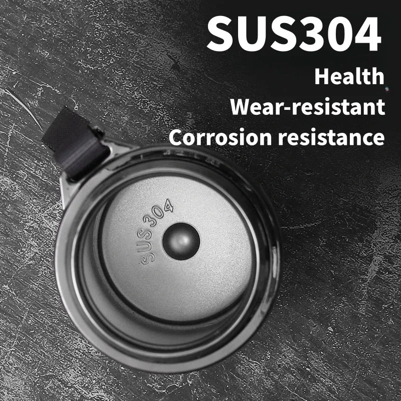 Vexaroa stainless steel thermos bottle with LED temperature display – product view 4