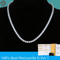 Vexaroa D VVS1 Moissanite Tennis Necklace | 925 Silver — product image