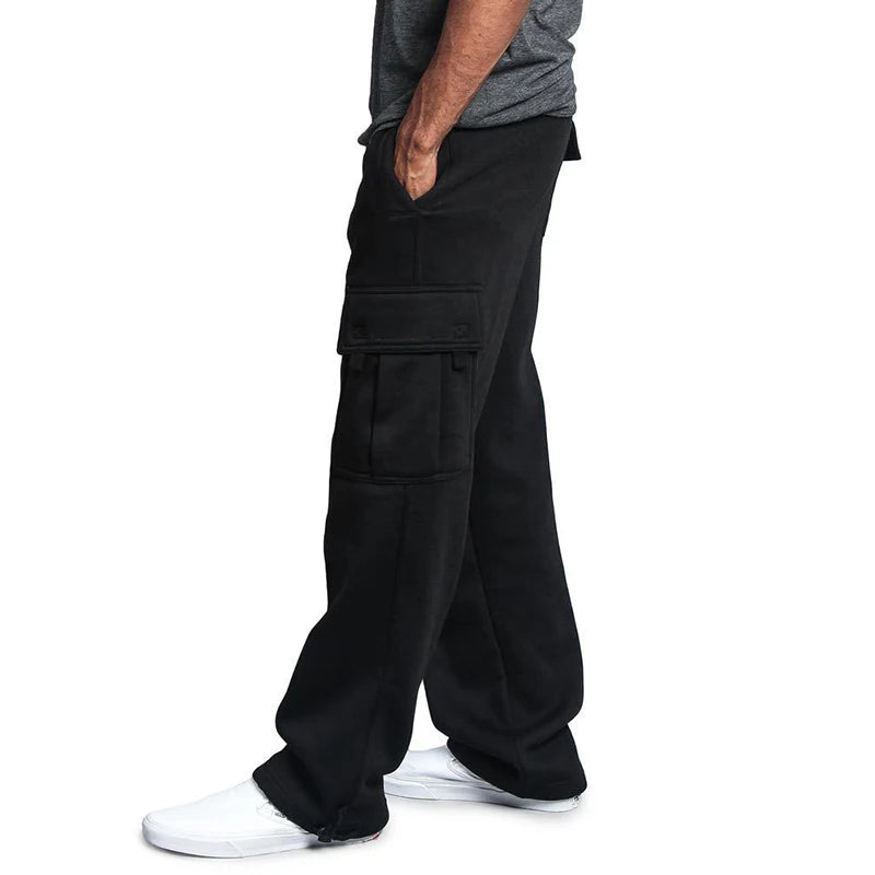 Vexaroa Men's Straight Jogger Sweatpants Multi-Pocket