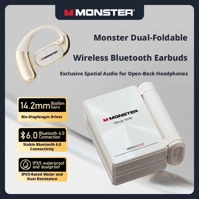 Vexaroa Monster AC530 open-fit wireless Bluetooth sports headset — product image 2