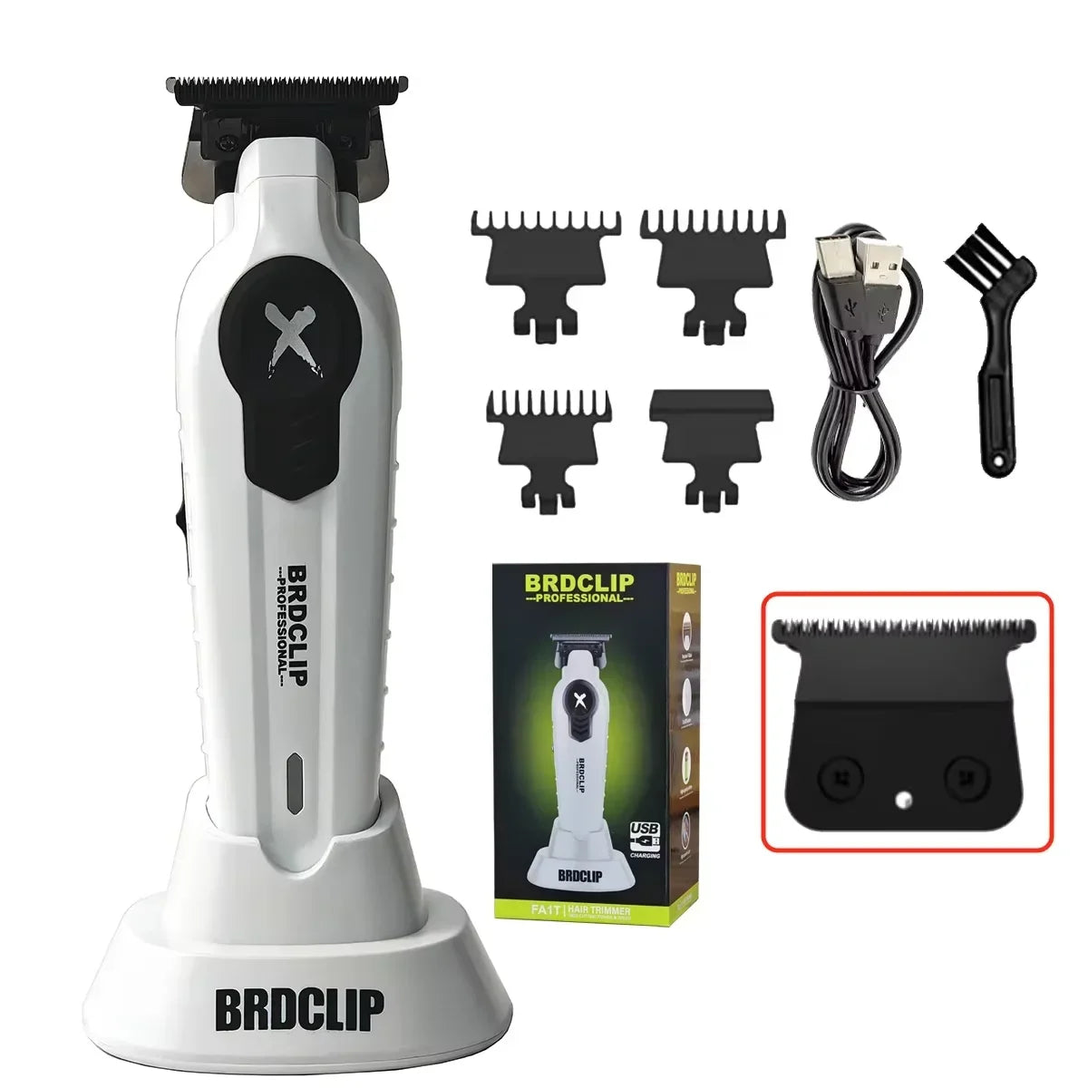 Vexaroa BRDCLIP FA1T Oil Head Hair Clipper 7800RPM DLC