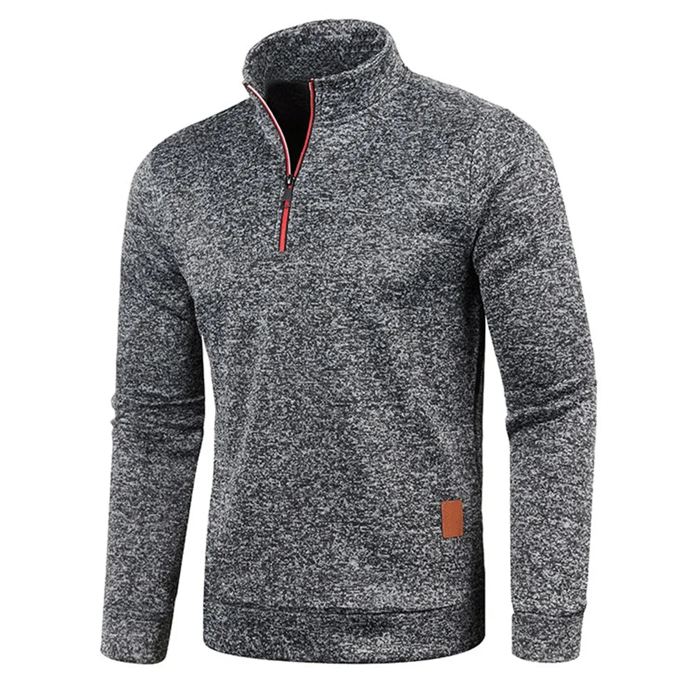 Vexaroa Men's Half-Zip Mock-Neck Sweatshirt — product image 18