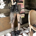 Vexaroa Dark Fishnet Tights Emo Alternative Web Pantyhose Sock