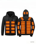 Vexaroa 38-Zone USB Heated Hoodie Jacket – Men & Women Winter