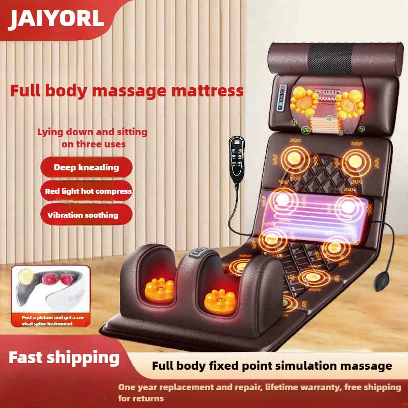 Vexaroa Full-Body Massage Mattress with Heat and Airbags