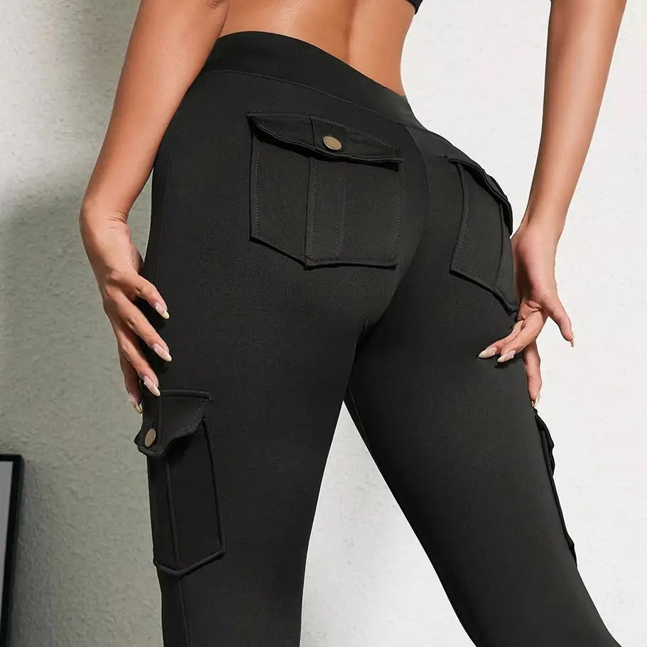 Vexaroa Women's Multi-Pocket Cargo Scrunch Leggings product image 3