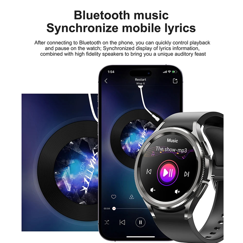 Vexaroa Watch 6 Classic GPS Bluetooth Smartwatch