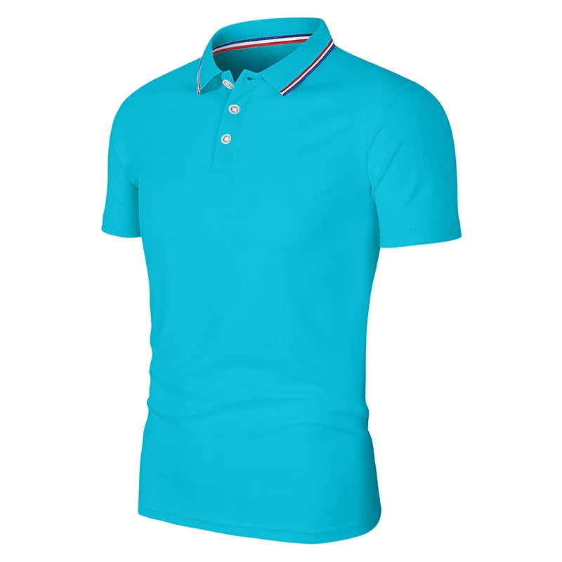 Vexaroa men's short sleeve casual polo shirt - product gallery image 46
