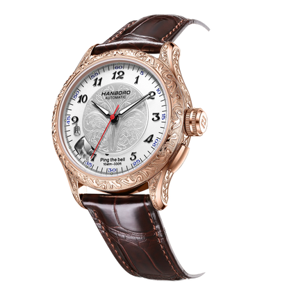 Vexaroa Men's 100M Automatic Alarm Watch with Sapphire