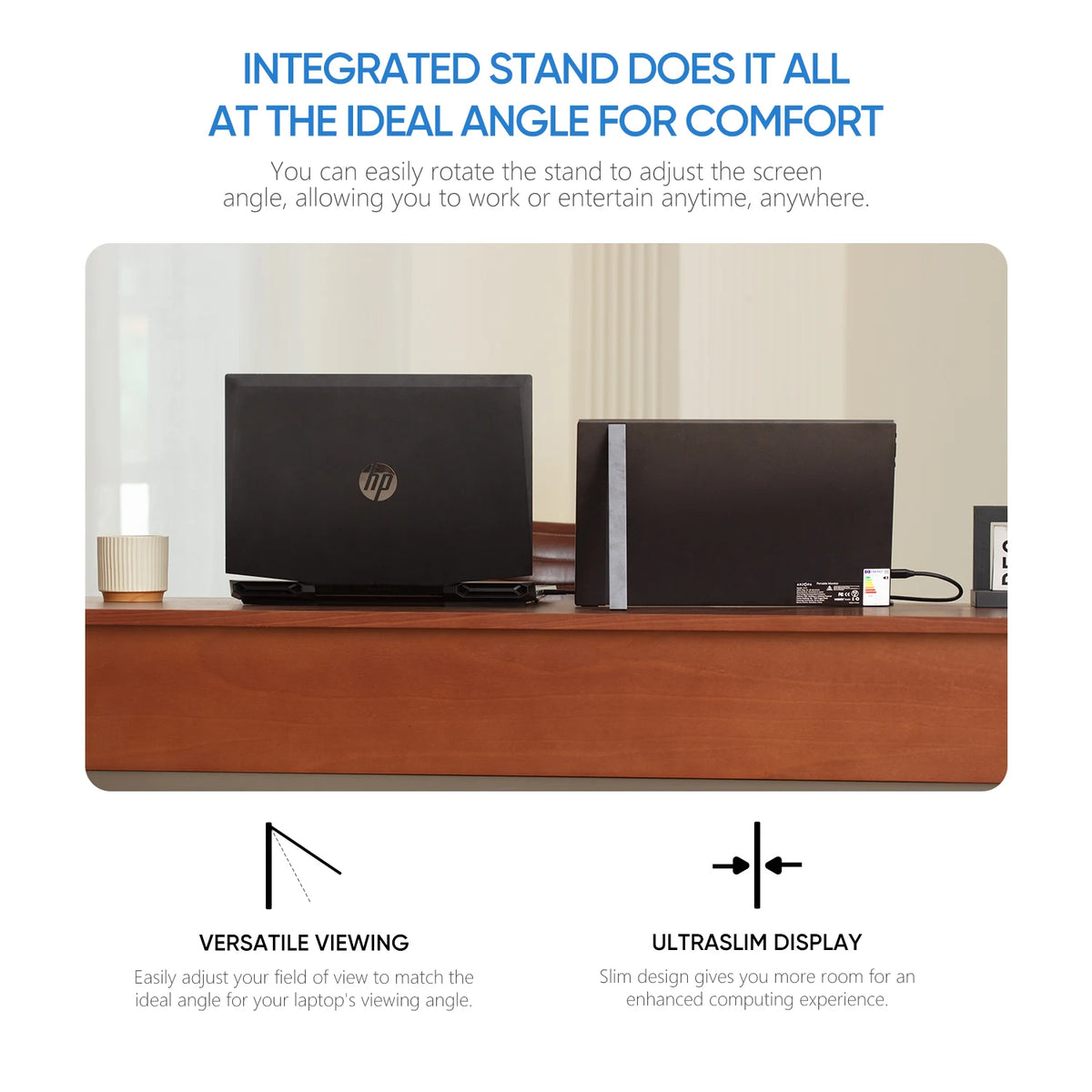Vexaroa ARZOPA Portable FHD IPS Monitor, USB-C and HDMI
