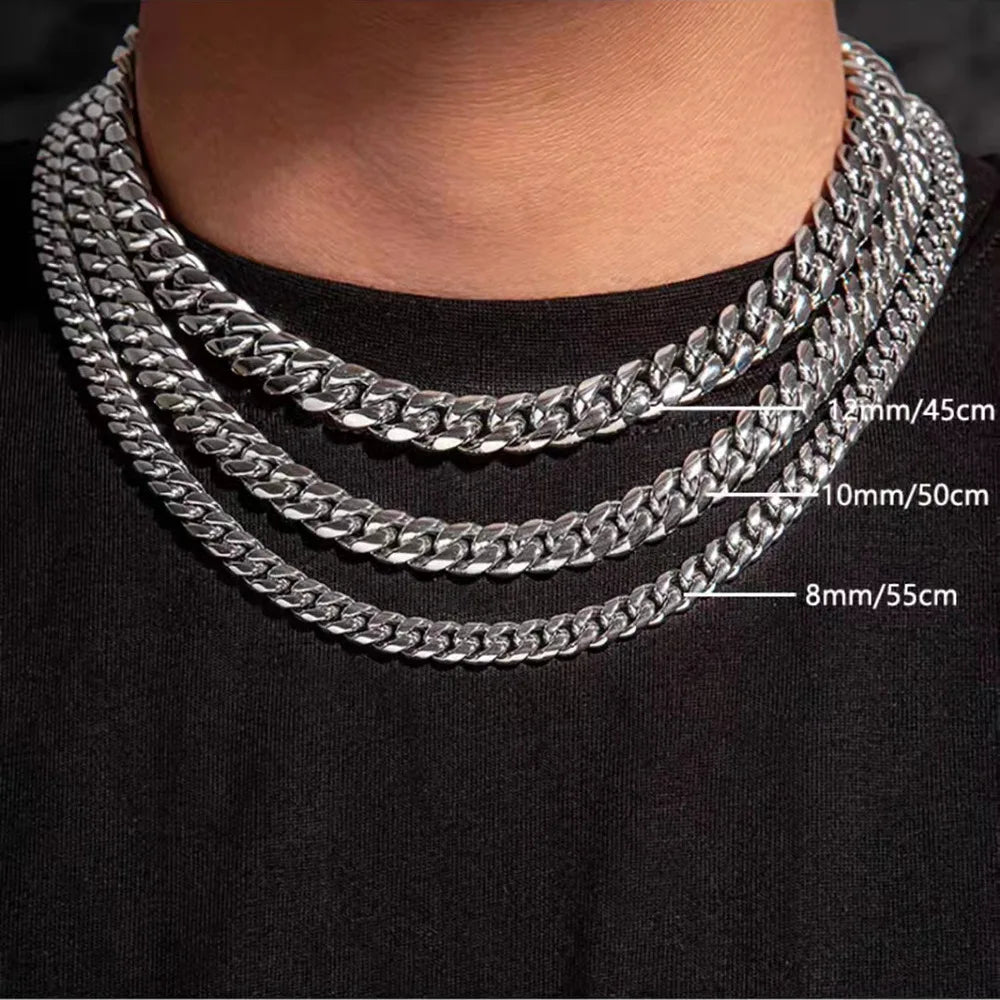 Vexaroa Double Cuban Link Chain Necklace — Vexaroa product image 5