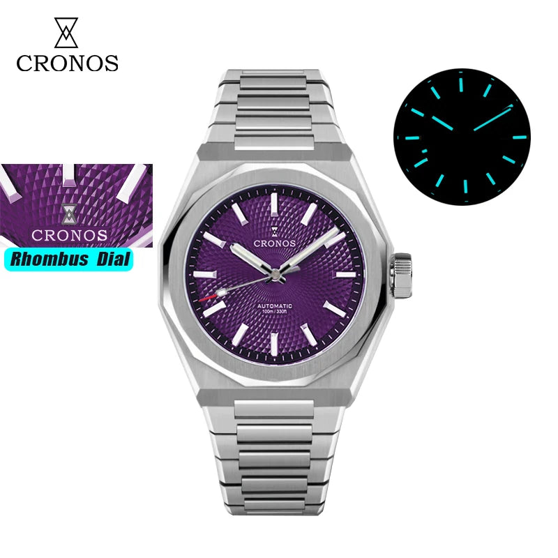 Vexaroa Cronos Rhombus Automatic Watch 10ATM Men's