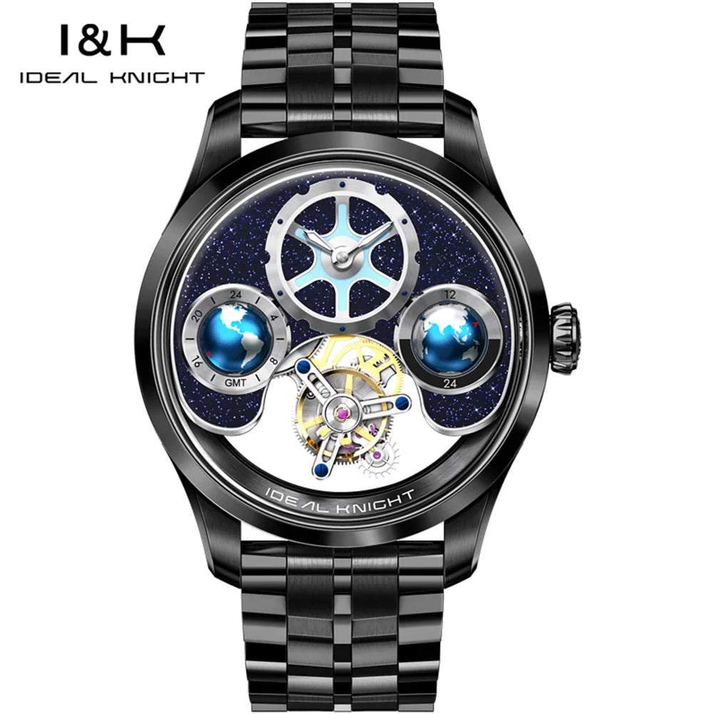 Tourbillon Watch Men 43mm Blue | Vexaro