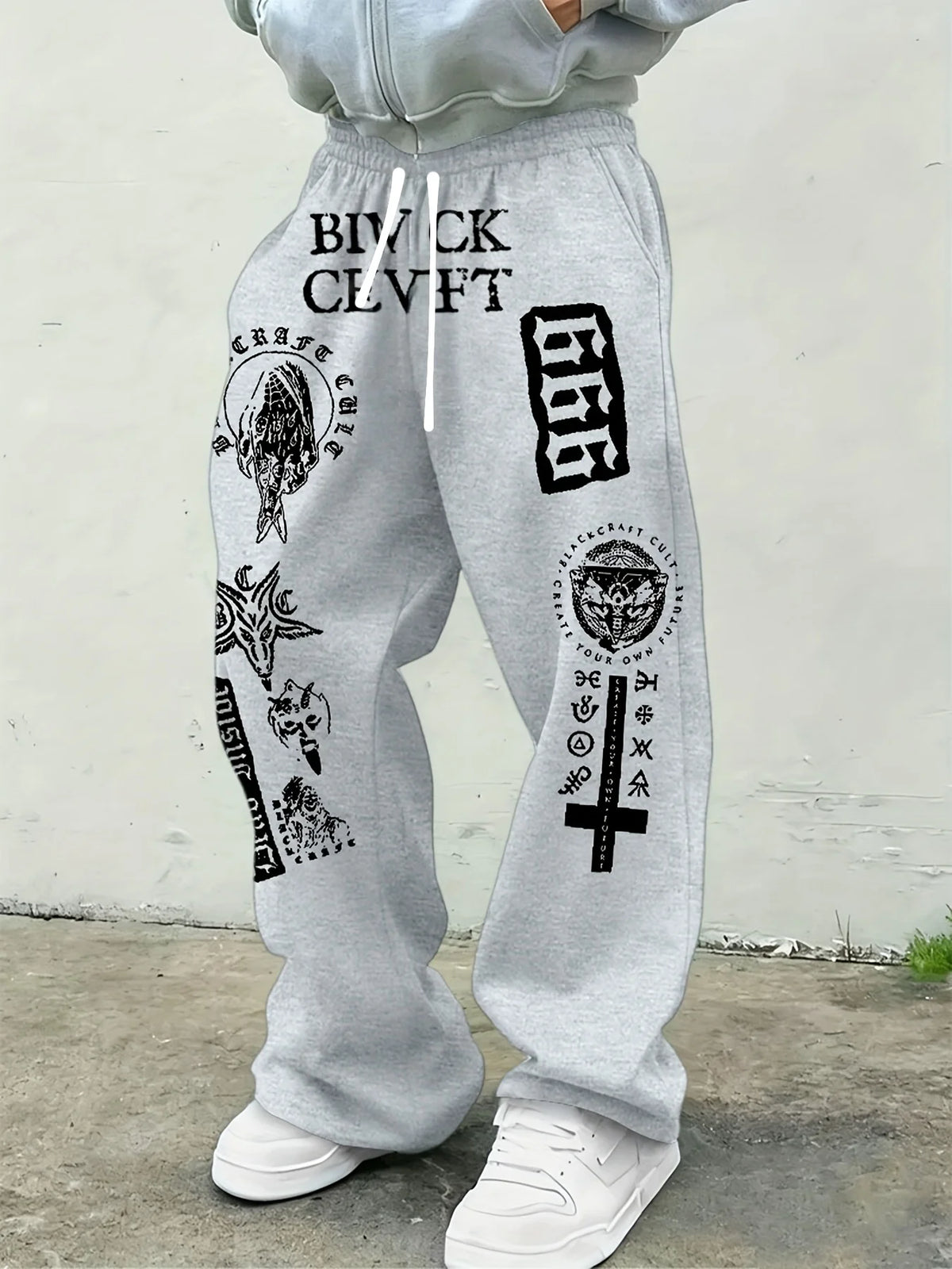Vexaroa Gothic Graphic Wide-Leg Sweatpants product image 18 | Vexaroa