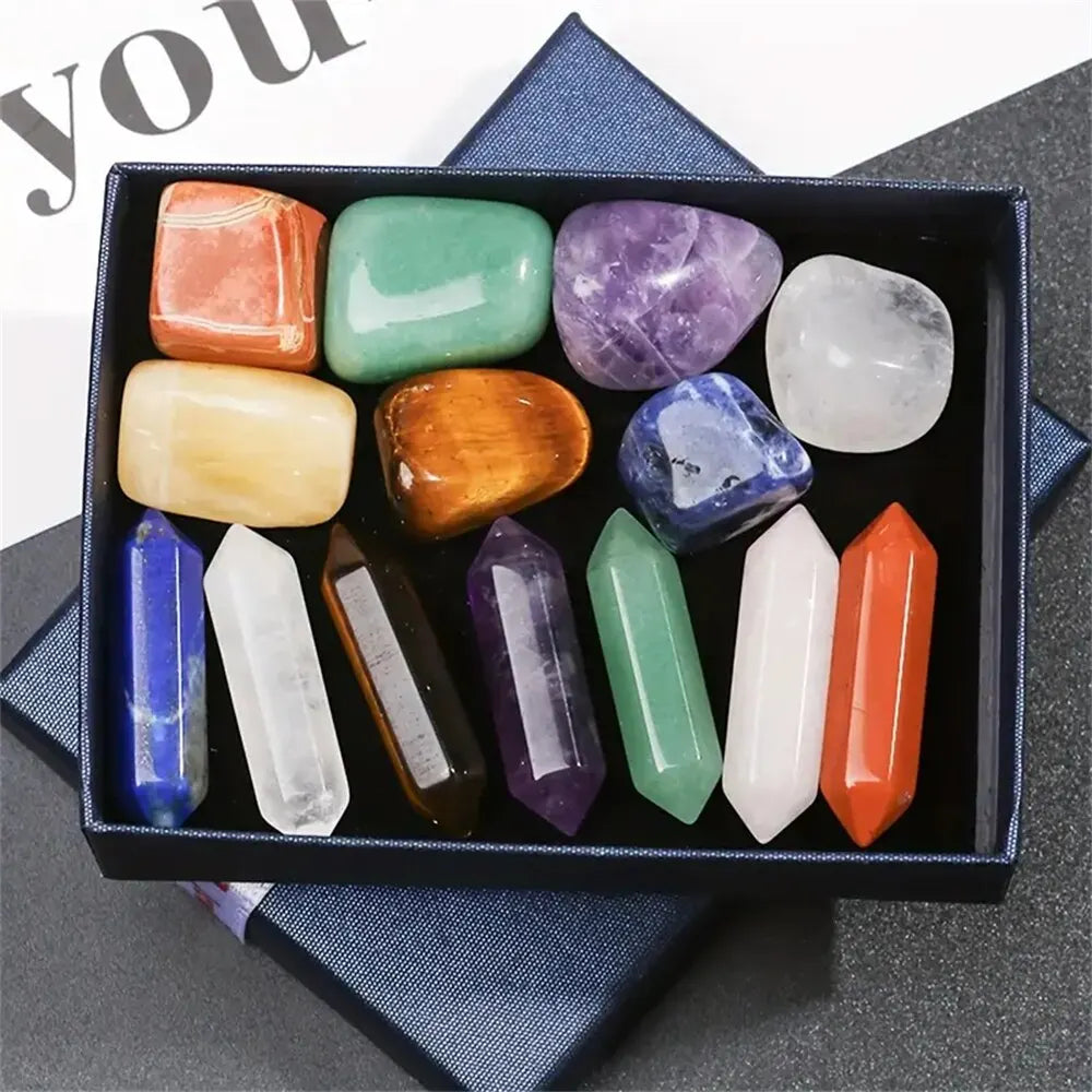 Vexaroa 14-piece quartz crystal point set - view 6