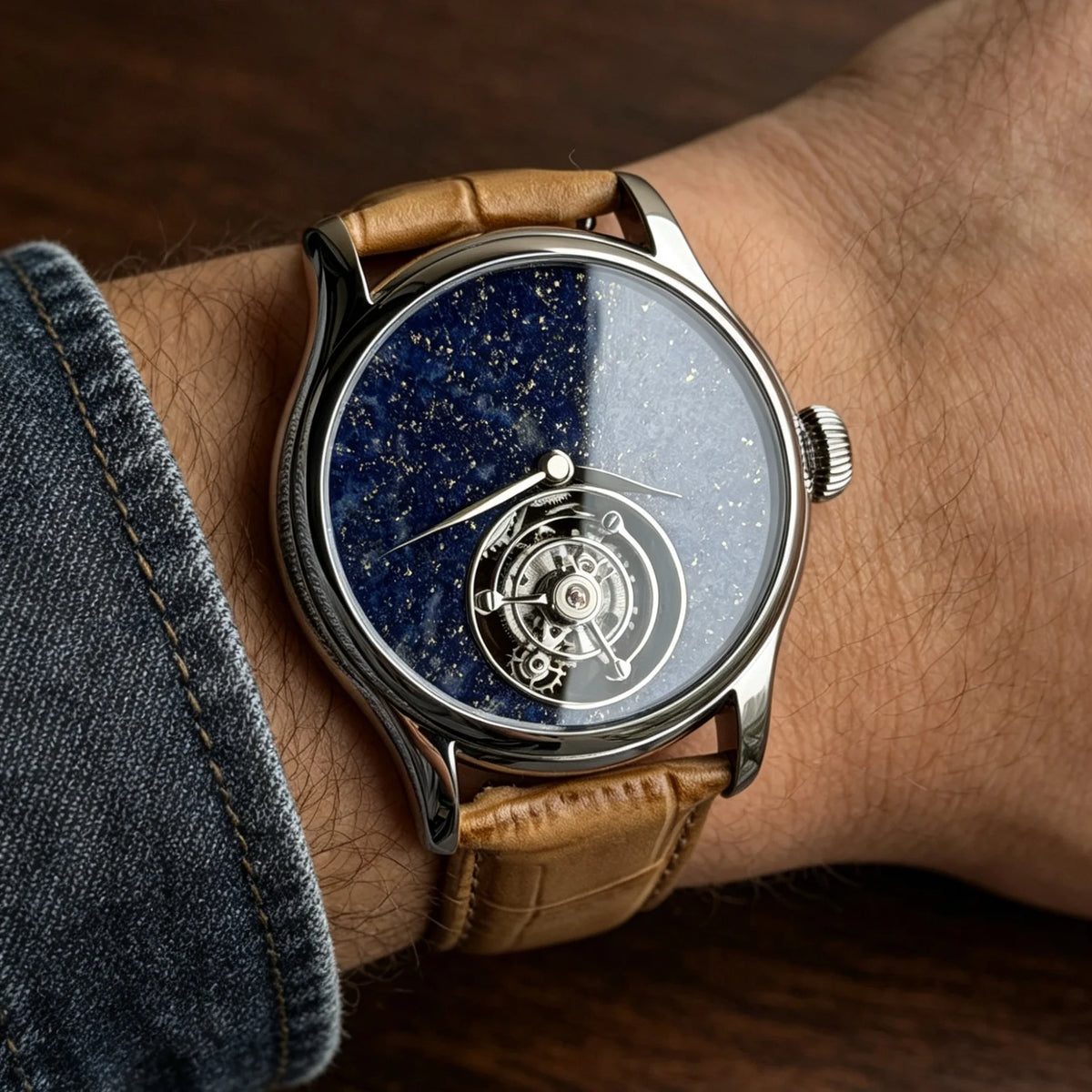 Tourbillon Sapphire Waterproof Watch 42mm 5ATM | Vexaro