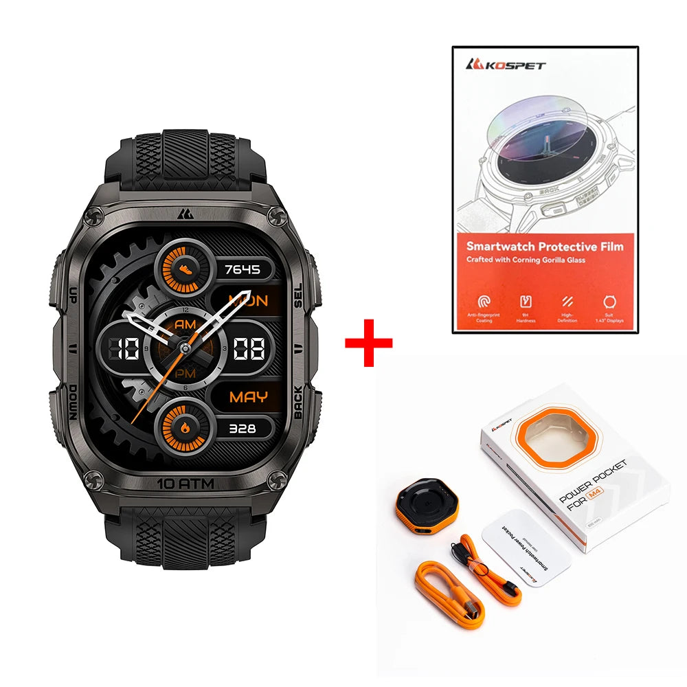 Vexaroa kospet Tank M4 GPS Smart Watch for Men | Vexaroa