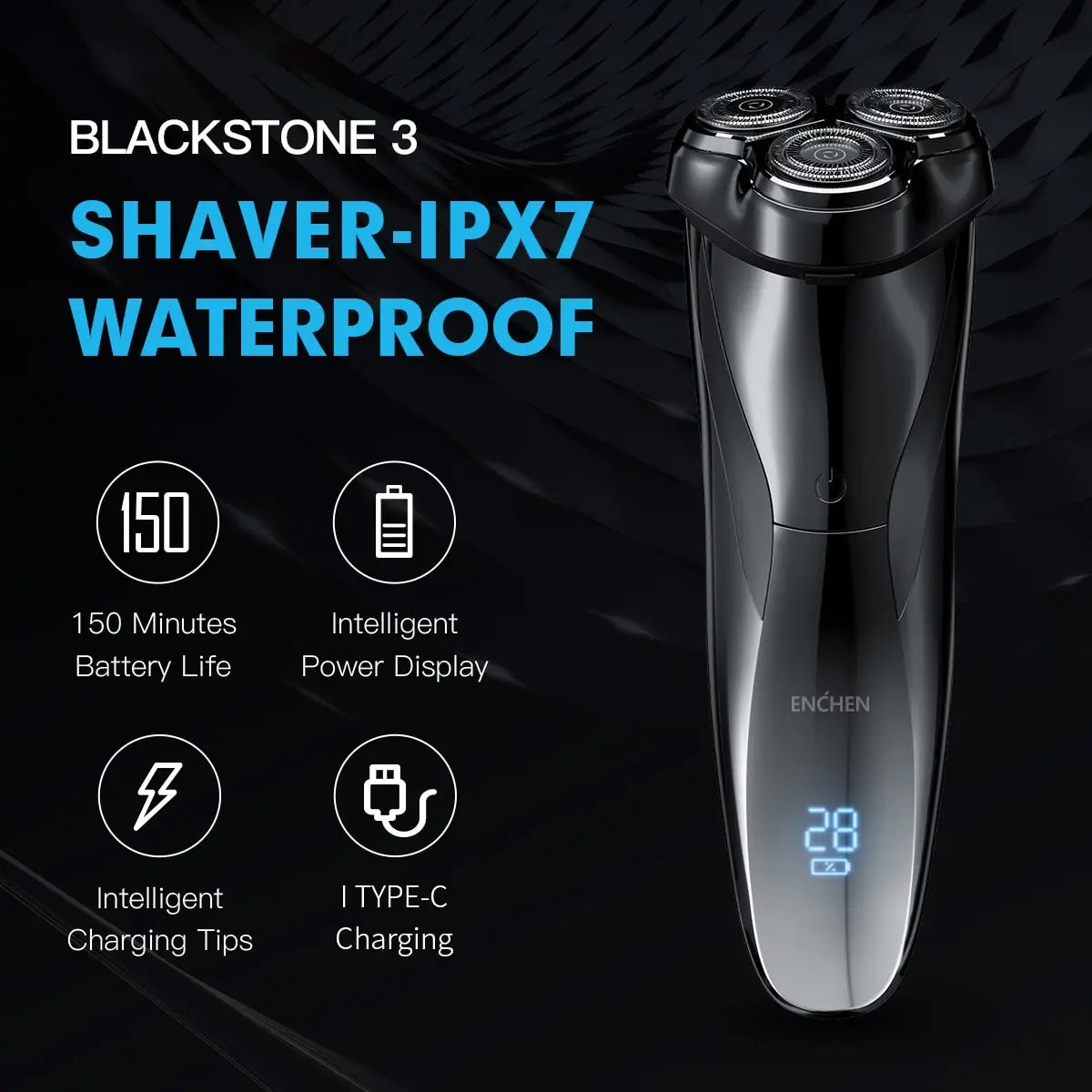 Vexaroa ENCHEN Blackstone 3 Waterproof Electric Shaver product image 1