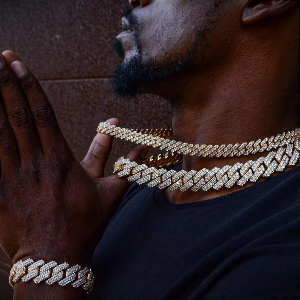 Vexaroa Iced-Out Cuban Link Necklace for Men and Women — Vexaroa product image 3