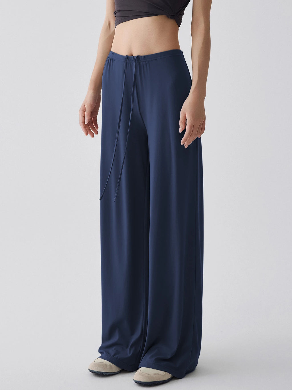 Vexaroa High Waist Wide-Leg Yoga Joggers – Baggy Sweatpants