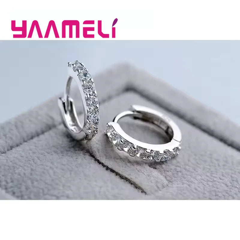 Vexaroa Crystal Rhinestone Hoop Earrings — Vexaroa product image 5