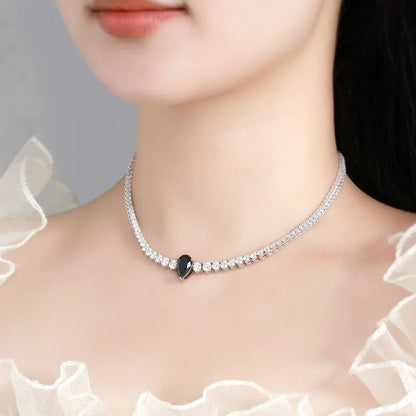D VVS1 Pear Moissanite Pendant Necklace | GRA Certified | 925 Silver | Vexaroa