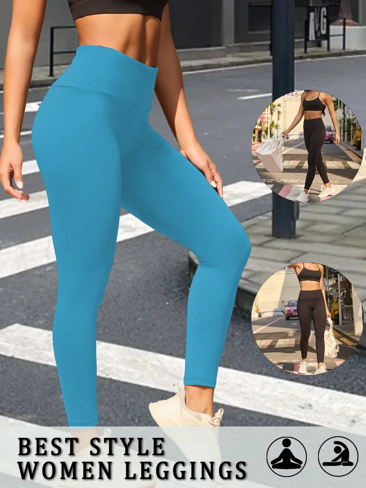 Vexaroa Super Soft High-Waist Tummy Control Leggings