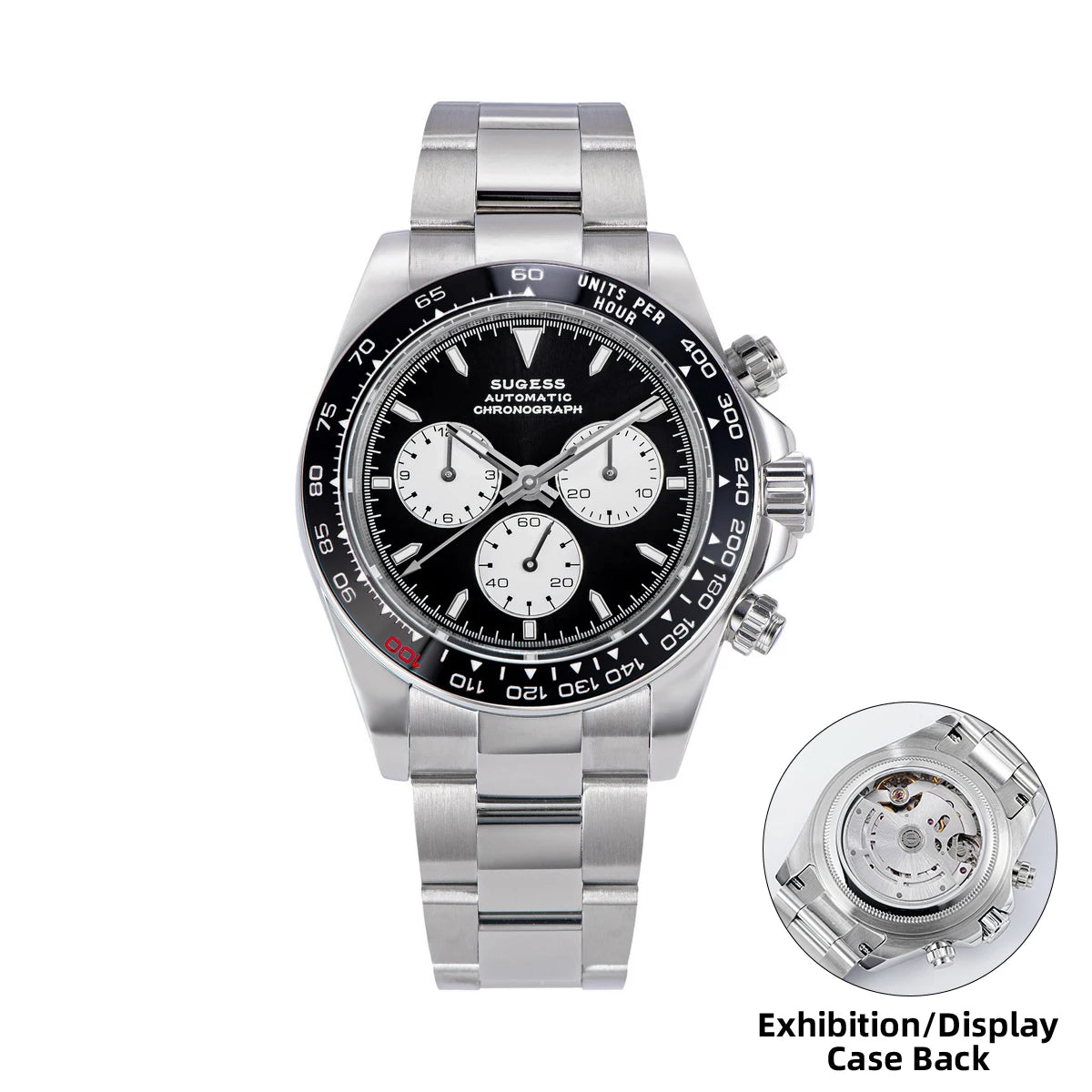 Vexaro Sugess Panda Diver Chronograph Ceramic Watch | Vexaro