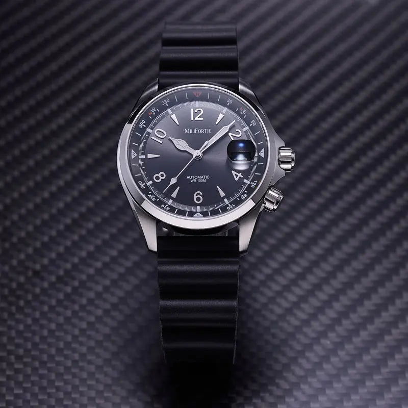 Vexaroa S089 39.5mm Compass Bezel Automatic Watch