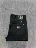 Vexaroa Men's Embroidered Stretch Jeans | Casual Spring Summer Style