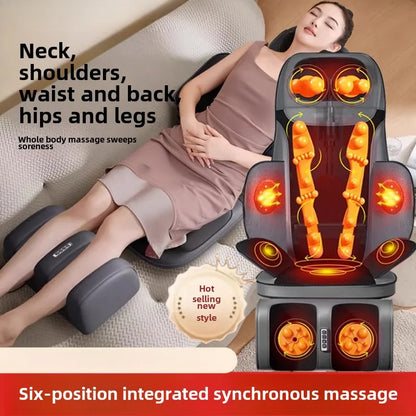 Vexaroa Full Body Kneading Massage Chair Cushion Neck & Back