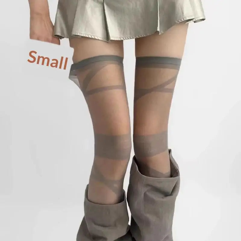 Vexaroa Crystal Silk Sheer Stockings | Soft Transparent Socks