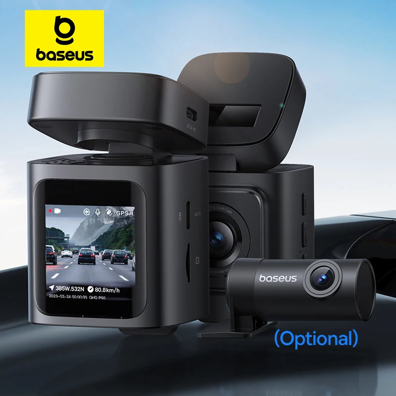 Vexaroa 3K Dash Cam GPS Front & Rear DVR 24H Parking HD WiFi