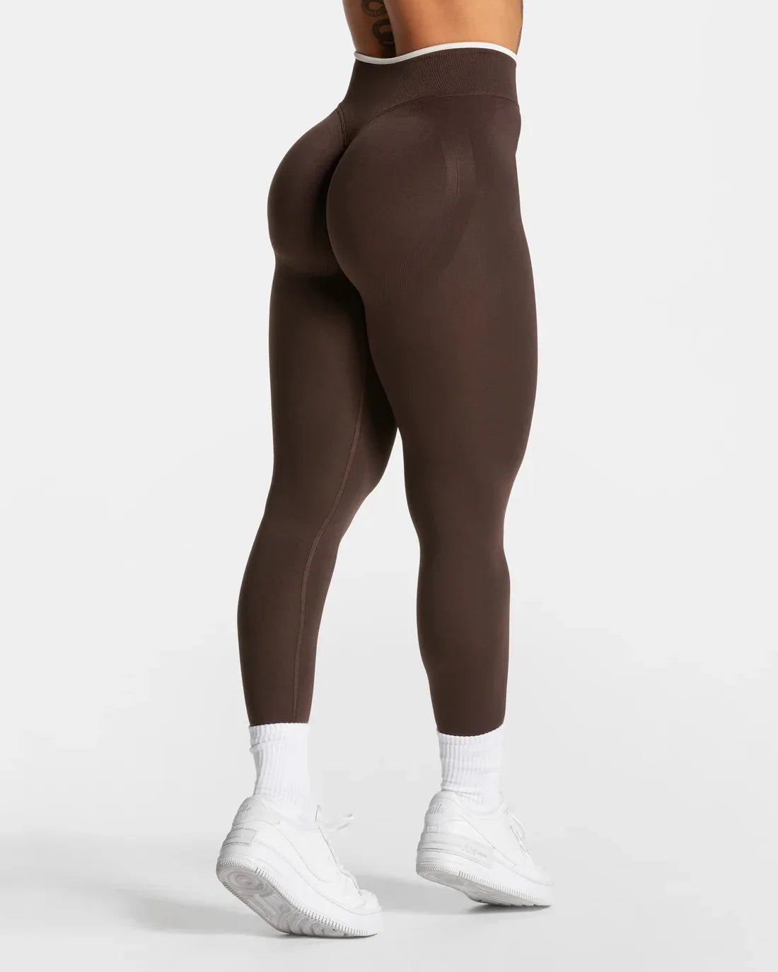 Vexaroa Color Block Seamless High Waist Hip Lift Yoga Leggings